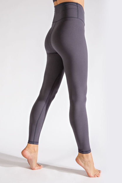 Plus V Waist Full Length Leggings