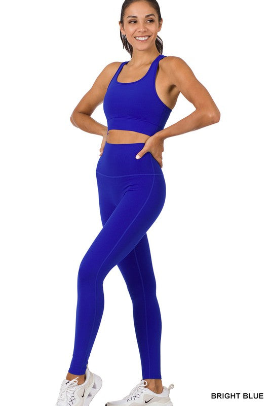 RACERBACK TANK TOP & LEGGINGS SET