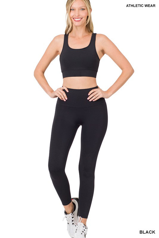 RACERBACK TANK TOP & LEGGINGS SET