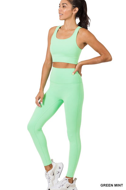 RACERBACK TANK TOP & LEGGINGS SET